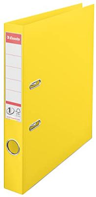  Esselte n&deg;1 power d75 classeur &agrave; levier 811410 dos 50mm jaune