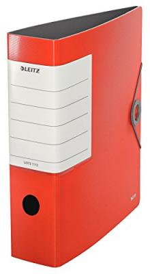 ESSELTE LEITZ Esselte-leitz classeur solid, la poussi&egrave;re, format a4, large (rouge)