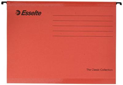 ESSELTE  classeur &agrave; suspension renforc&eacute;e 25 pcs rouge 431765