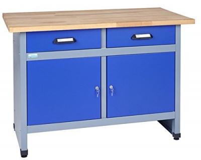 KUPPER  - Etabli 2 portes et 2 tiroirs L:120cm - Bleu marine 12057