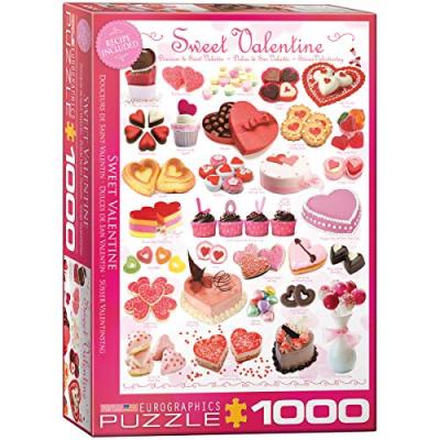 EUROGRAPHICS Puzzles - Sweet Valentine's - puzzle - 1000 pi&egrave;ces