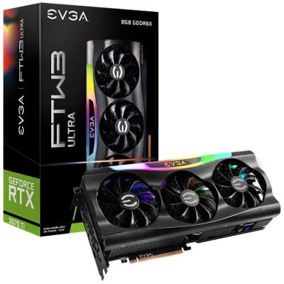 EVGA  GeForce RTX 3070 Ti FTW3 ULTRA GAMING 8 Go GDDR6X (LHR)