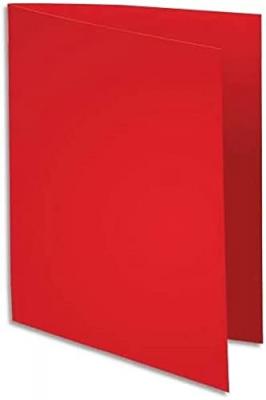 EXACOMPTA Chemise  - Paquet de 100 chemises ""Jura 160"" 24x32cm Rouge