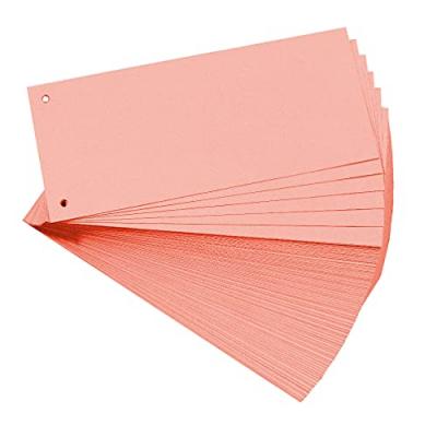 EXACOMPTA Brause 13335b Horizontal Divider Premium Pink Pack Of 100