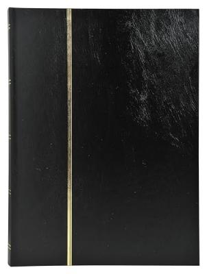 EXACOMPTA Album de timbres en simili-cuir 64 pages - 22,5 x 30,5 cm - noir