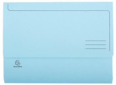 EXACOMPTA   pochette document jura pastel, a4, bleu noir