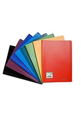EXACOMPTA Jeu De 12 Protege-docs Pp Opaque Souple Assorties 100 Vues