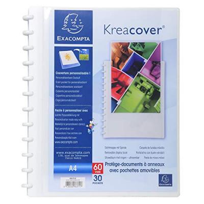 EXACOMPTA  Prot. Doc. Amovible Pp 60 V. Kreac Blanc