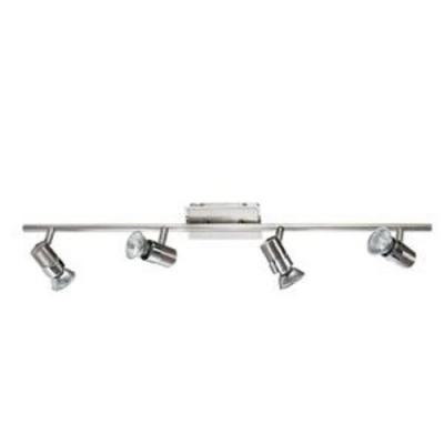 FABAS LUCE Fabas 2554-80-178 Spot GU10 4 X 50W Nickel Satin&eacute; / Chrome