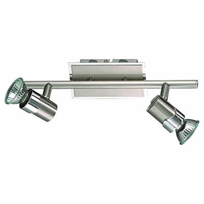 FABAS LUCE Fabas 2554-82-178 Spot GU10 2 X 50W Nickel Satin&eacute; / Chrome