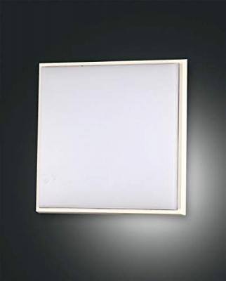Desdy plafonnier d'ext&eacute;rieur LED, 24x24 cm, blanc
