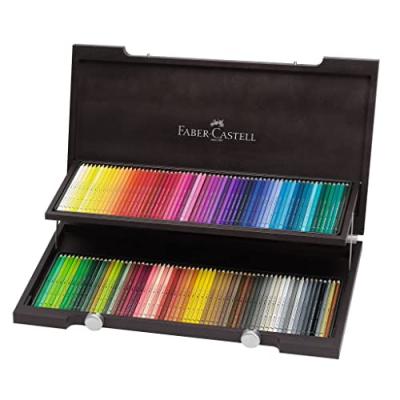 FABER CASTELL Crayon aquarellable Albrecht D&uuml;rer - Coffret en bois 120 couleurs