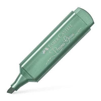  Faber-Castell 154639 TL 46 Surligneur, vert m&eacute;tallis&eacute;, 1&nbsp;pi&egrave;ce
