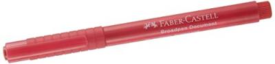 Faber-Castell 155421 Feutre d'&eacute;criture BROADPEN 1554 rouge