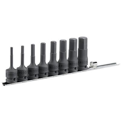 FACOM Jeu de 8 douilles impact tournevis 1/2 5-19 mm  - NSHM.J8