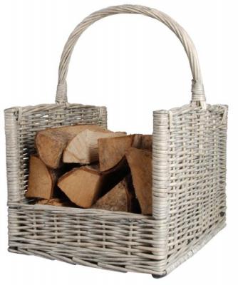ESSCHERT DESIGN  Panier &agrave; bois de chauffage Gris MW42