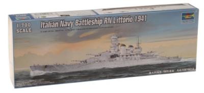 INCONNU Italian Navy Battleship Rn Littro 1941 - 1:700e - Trumpeter