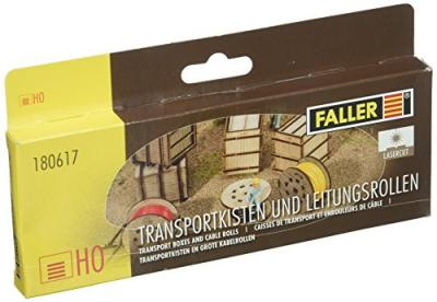 FALLER  - F180617 - Mod&eacute;lisme - Caisses Transport et C&acirc;ble