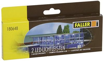 FALLER  - F180648 - Mod&eacute;lisme - Rampes Eclairage LED - 2 Pi&egrave;ces