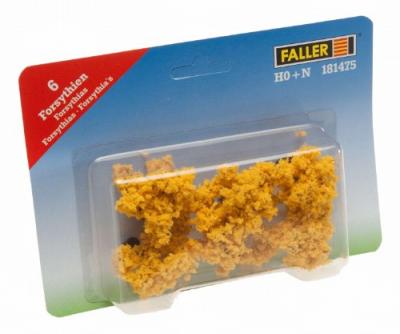 FALLER  - F181475 - Mod&eacute;lisme - Forsythias Fleur Jaune - 6 Pi&egrave;ces