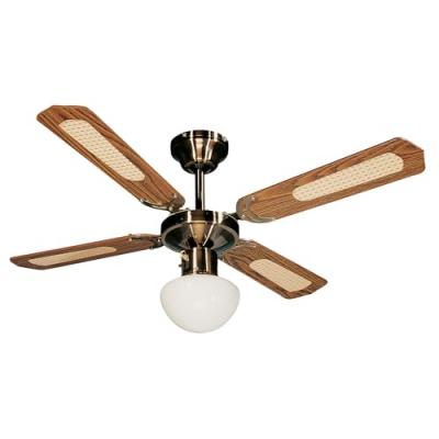 FARELEK  Bali Ventilateur de plafond 107 cm Brun