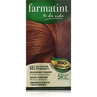 FARMATINT  Coloration Permanente Sans Ammoniac Blond Fonc&eacute; 130 ml 5R