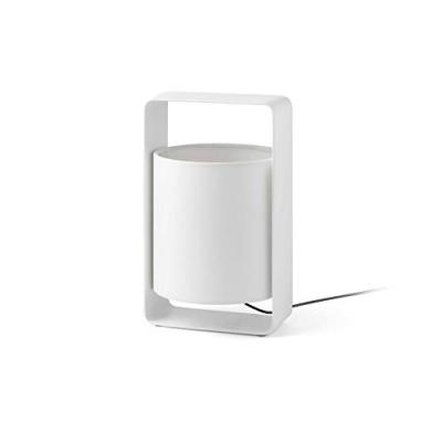 FARO INDOOR Lampe de Table Blanc Abat-Jour Beige E27 20W -Lula P