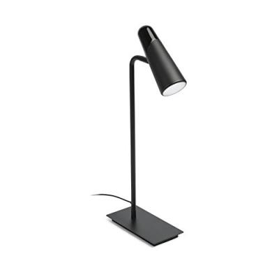 FARO INDOOR Faro Lao - Lampe De Table Led 1 Lumi&egrave;re R&eacute;glable Noir