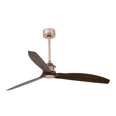 FARO BARCELONA Ventilateur de plafond finition bois et cuivre Just Fan Faro