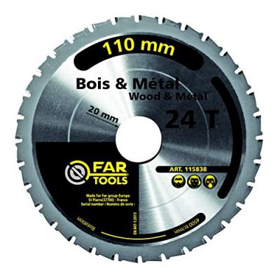 FARTOOLS  115838 Lame pour Scie circulaire 110 mm