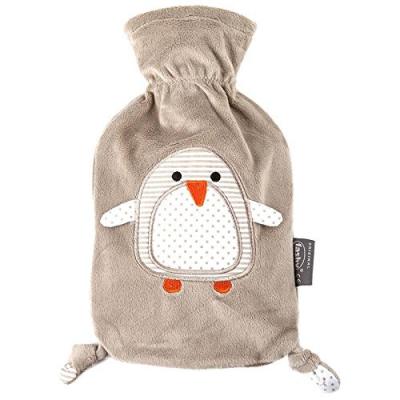 FASHY  Bouillotte 0,8l Avec Housse En Peluche, Pingouin