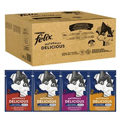 FELIX M&eacute;gapack  Naturally Delicious 80 x 80 g - saveurs de la campagne