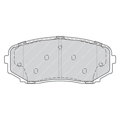 FERODO  FDB4365 Kit de plaquettes de frein, frein &agrave; disque - (lot de 4)