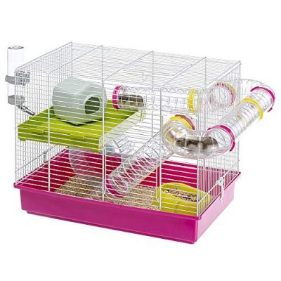 FERPLAST  Cage pour hamsters Laura Rose 46 x 29,5 x 37,5 cm 57912411