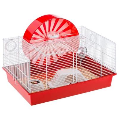 FERPLAST  Cage Coney Island 50x35x25 Cm - Blanc - Pour Hamster