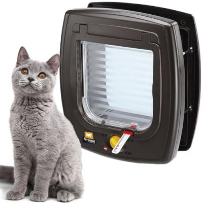FERPLAST Chati&egrave;re magn&eacute;tique pour chats Swing 7 Marron