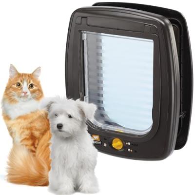 FERPLAST  Chatiere plastique Swing - 26,2 x 10,2 x 31,2 cm - Marron - Pour grand chat et petit chien