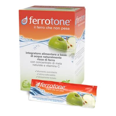 FERROTONE  Fer Naturel + Vitamine C Pomme 28x25ml