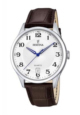FESTINA  Hommes Analogique Quartz Montre avec Bracelet en Cuir F20426/1