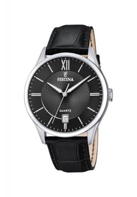 FESTINA  Hommes Analogique Quartz Montre avec Bracelet en Cuir F20426/3