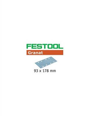 FESTOOL  Abrasifs  STF 93X178 P60 GR - Boite de 50 - 498934