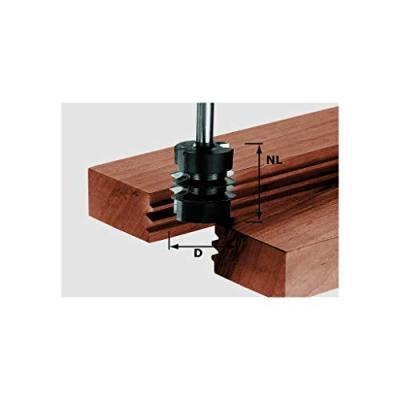 FESTOOL Fraise &agrave; abouter HW avec queue de 8mm  HW S8 D34/NL32 - 491034