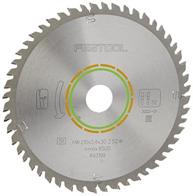 FESTOOL Lames de scie circulaire denture fine 210x2,4x30 w52  493199