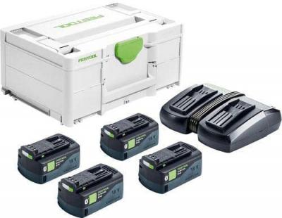 FESTOOL  Set &eacute;nergie SYS 18V 4x5.2/TCL 6 Duo  - 577136