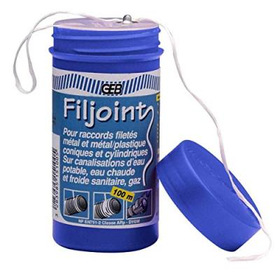GEB Filjoint Fil D'&Eacute;tanch&eacute;it&eacute; Pour Raccords Filet&eacute;s - 100 M&egrave;tres