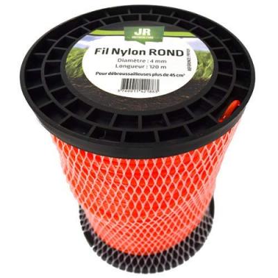 JR MOTOCULTURE Fil nylon 120m Diam&egrave;tre fil 4mm JR