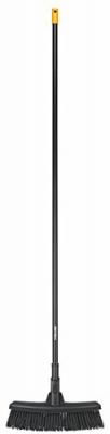 FISKARS Balai de jardin multi-usages taille M Solid  L. 38 cm noir