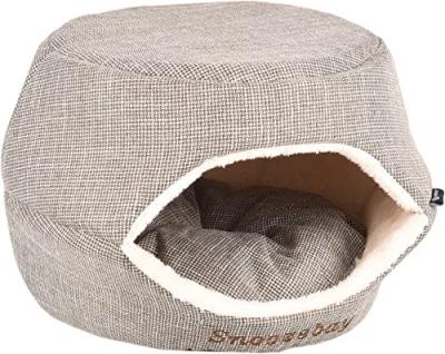 MORIN IMPORT FLAMINGO Panier SNOOZEBAY 2 in 1 Brun 45x35x35CM