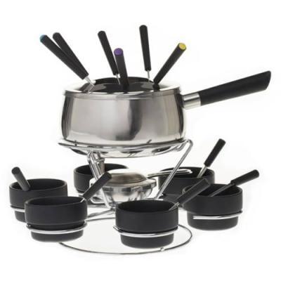 FIVE Service De Fondue Metal Tournant - Secret De Gourmet