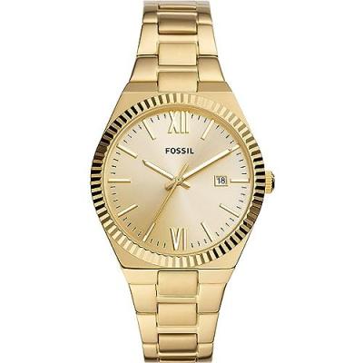 FOSSIL Montre Femme  Scarlette Mini En Acier Jaune Etanche